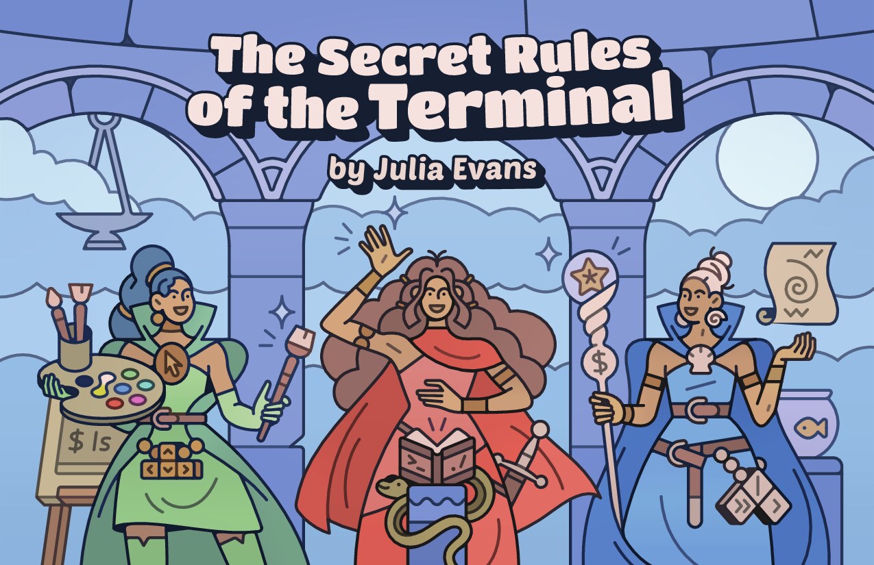 The Secret Rules of the Terminal - Wizard Zines